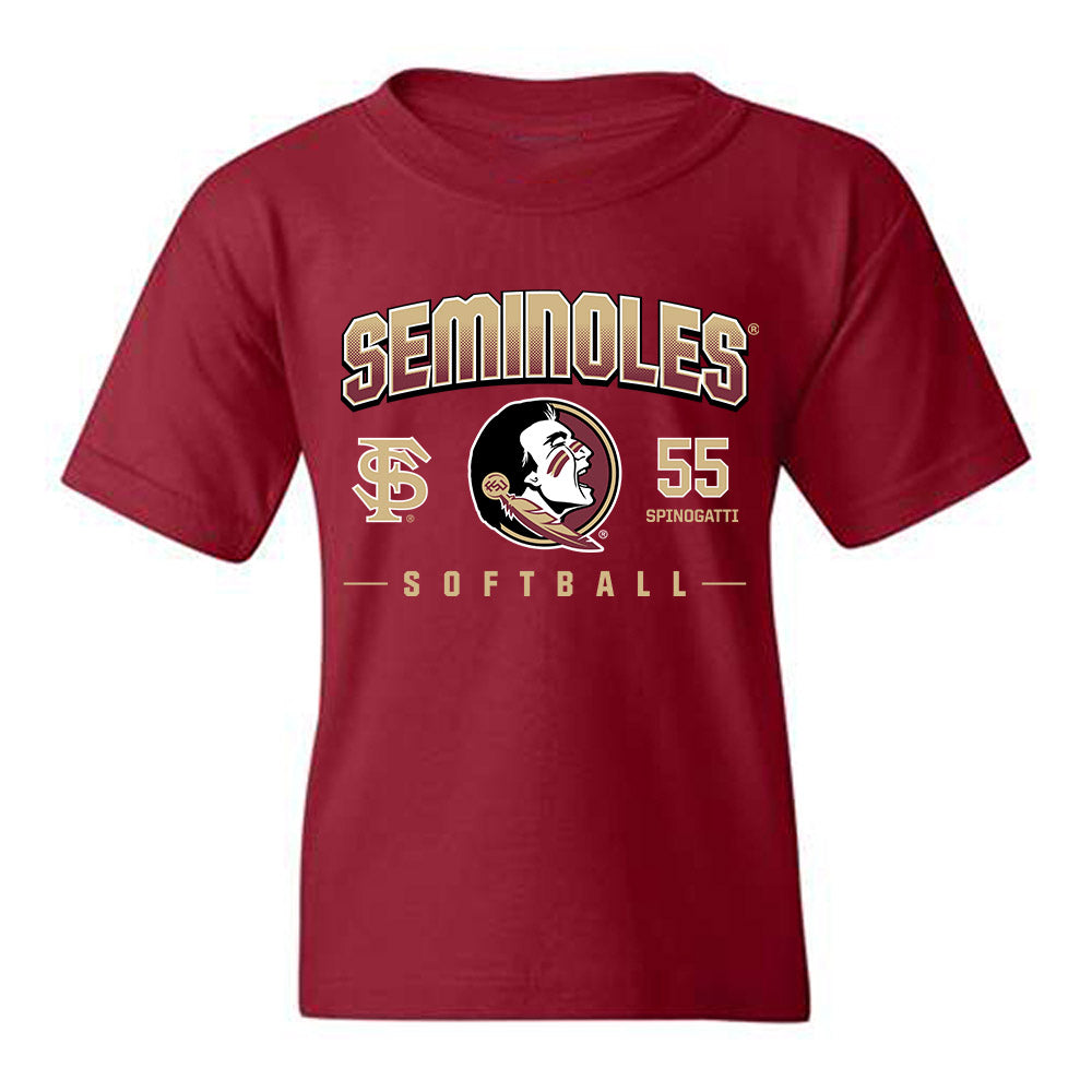 FSU - NCAA Softball : Danika Spinogatti - Fashion Shersey Youth T-Shirt-0