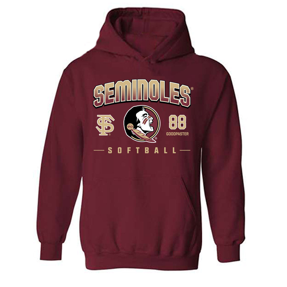 FSU - NCAA Softball : Kaylee Goodpaster - Fashion Shersey Hooded Sweatshirt-0