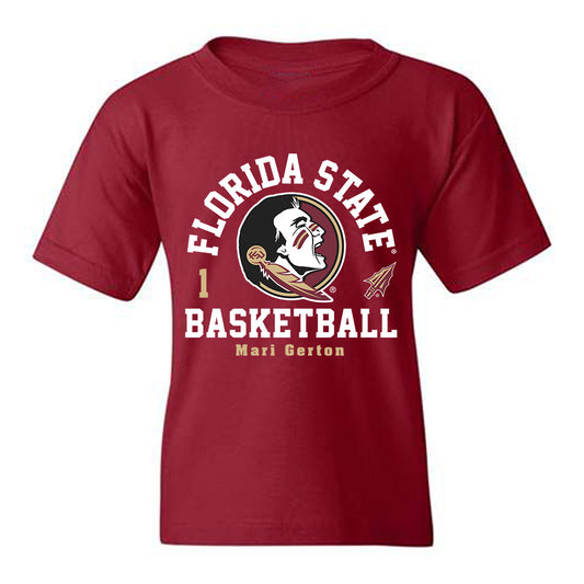 FSU - NCAA Women's Basketball : Mari Gerton - Fashion Shersey Youth T-Shirt-0