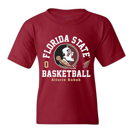 FSU - NCAA Women's Basketball : Allorie Kubek - Fashion Shersey Youth T-Shirt-0