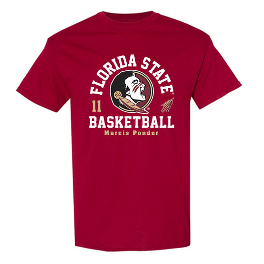 FSU - NCAA Men's Basketball : Marcis Ponder - Fashion Shersey T-Shirt-0