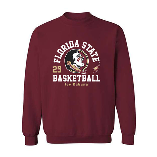 FSU - NCAA Women's Basketball : Joy Egbuna - Fashion Shersey Crewneck Sweatshirt-0