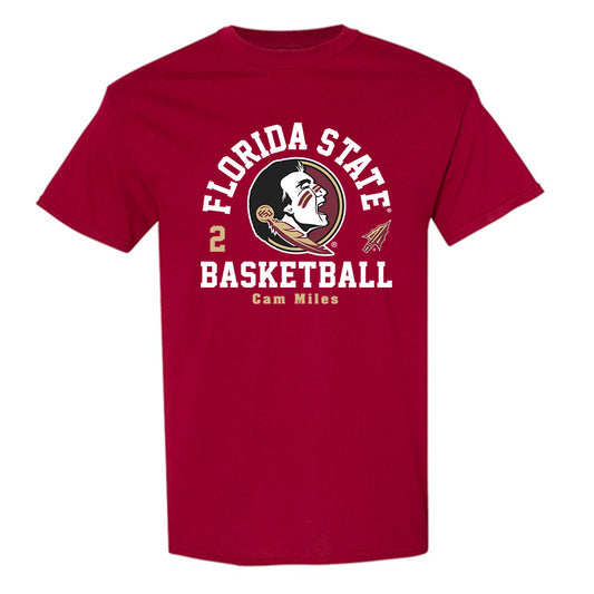 FSU - NCAA Men's Basketball : Cam Miles - Fashion Shersey T-Shirt-0
