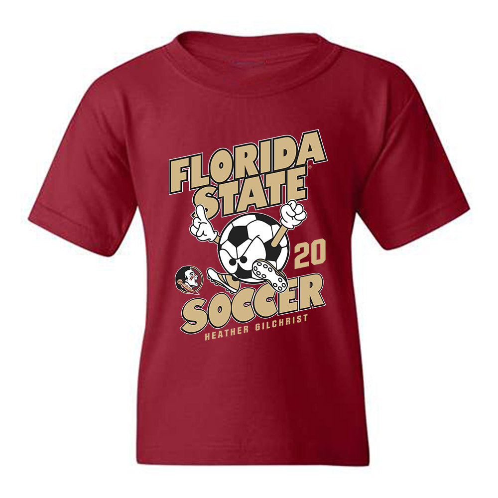 FSU - NCAA Women's Soccer : Heather Gilchrist - Fashion Shersey Youth T-Shirt-0