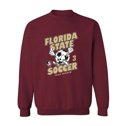 FSU - NCAA Women's Soccer : Jaida McGrew - Fashion Shersey Crewneck Sweatshirt-0