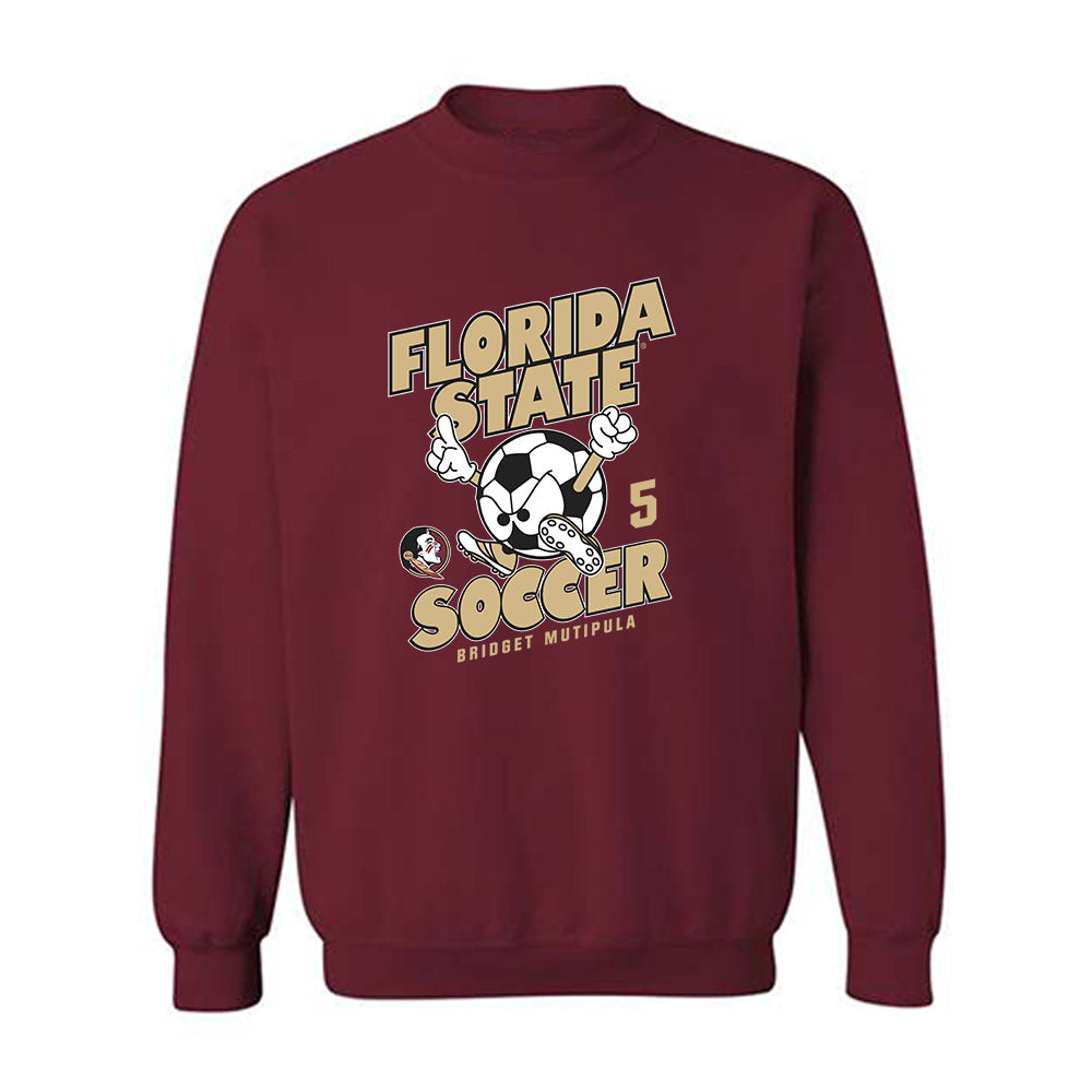 FSU - NCAA Women's Soccer : Bridget Mutipula - Fashion Shersey Crewneck Sweatshirt-0