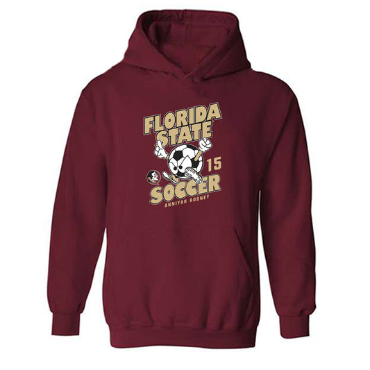 FSU - NCAA Women's Soccer : Anniyah Rodney - Fashion Shersey Hooded Sweatshirt-0