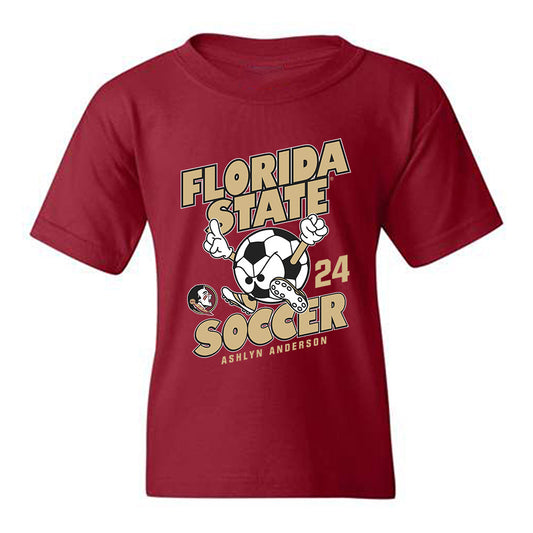 FSU - NCAA Women's Soccer : ashlyn anderson - Fashion Shersey Youth T-Shirt-0