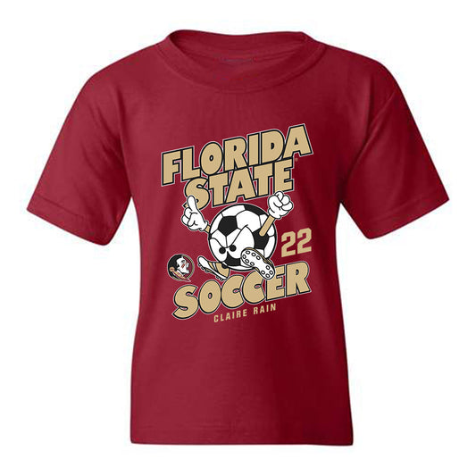 FSU - NCAA Women's Soccer : Claire Rain - Fashion Shersey Youth T-Shirt