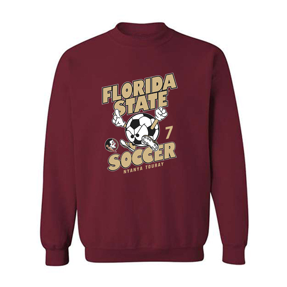 FSU - NCAA Women's Soccer : Nyanya Touray - Fashion Shersey Crewneck Sweatshirt-0
