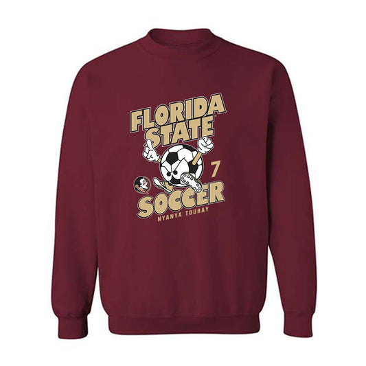 FSU - NCAA Women's Soccer : Nyanya Touray - Fashion Shersey Crewneck Sweatshirt-0