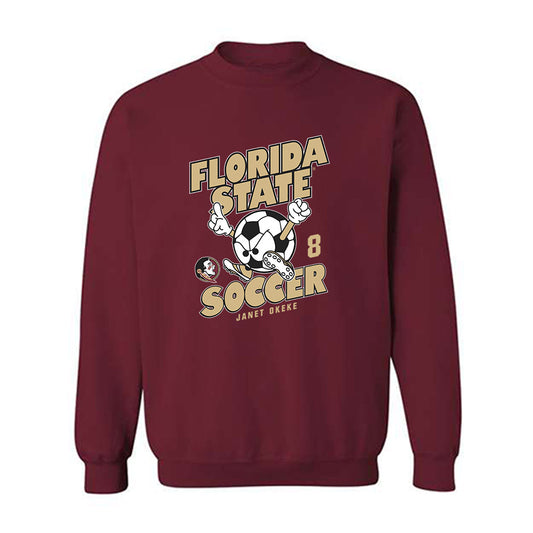 FSU - NCAA Women's Soccer : Janet Okeke - Fashion Shersey Crewneck Sweatshirt-0