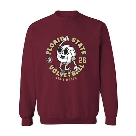 FSU - NCAA Women's Volleyball : Lexie Mason - Fashion Shersey Crewneck Sweatshirt-0