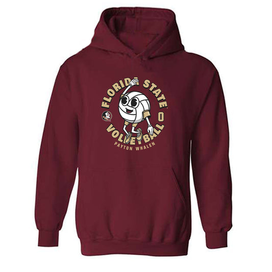 FSU - NCAA Women's Volleyball : Payton Whalen - Fashion Shersey Hooded Sweatshirt-0