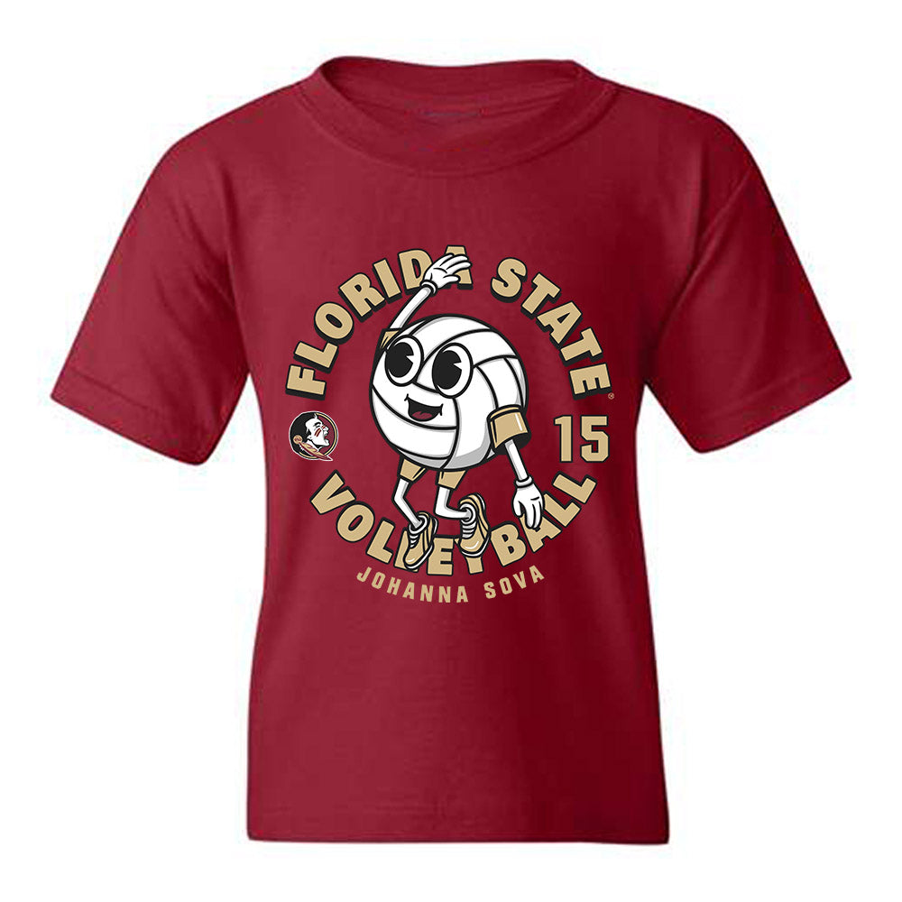 FSU - NCAA Women's Volleyball : Johanna Sova - Fashion Shersey Youth T-Shirt-0