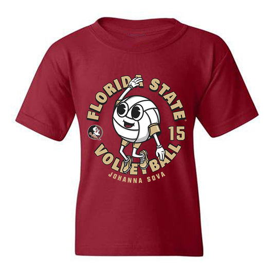 FSU - NCAA Women's Volleyball : Johanna Sova - Fashion Shersey Youth T-Shirt-0