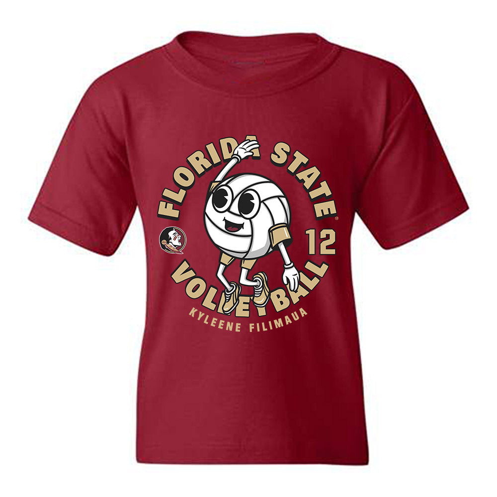 FSU - NCAA Women's Volleyball : Kyleene Filimaua - Fashion Shersey Youth T-Shirt-0