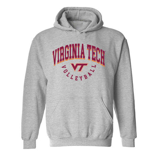 Virginia Tech - NCAA Women's Volleyball : Camilla Brandalise - Fashion Shersey Hooded Sweatshirt-0