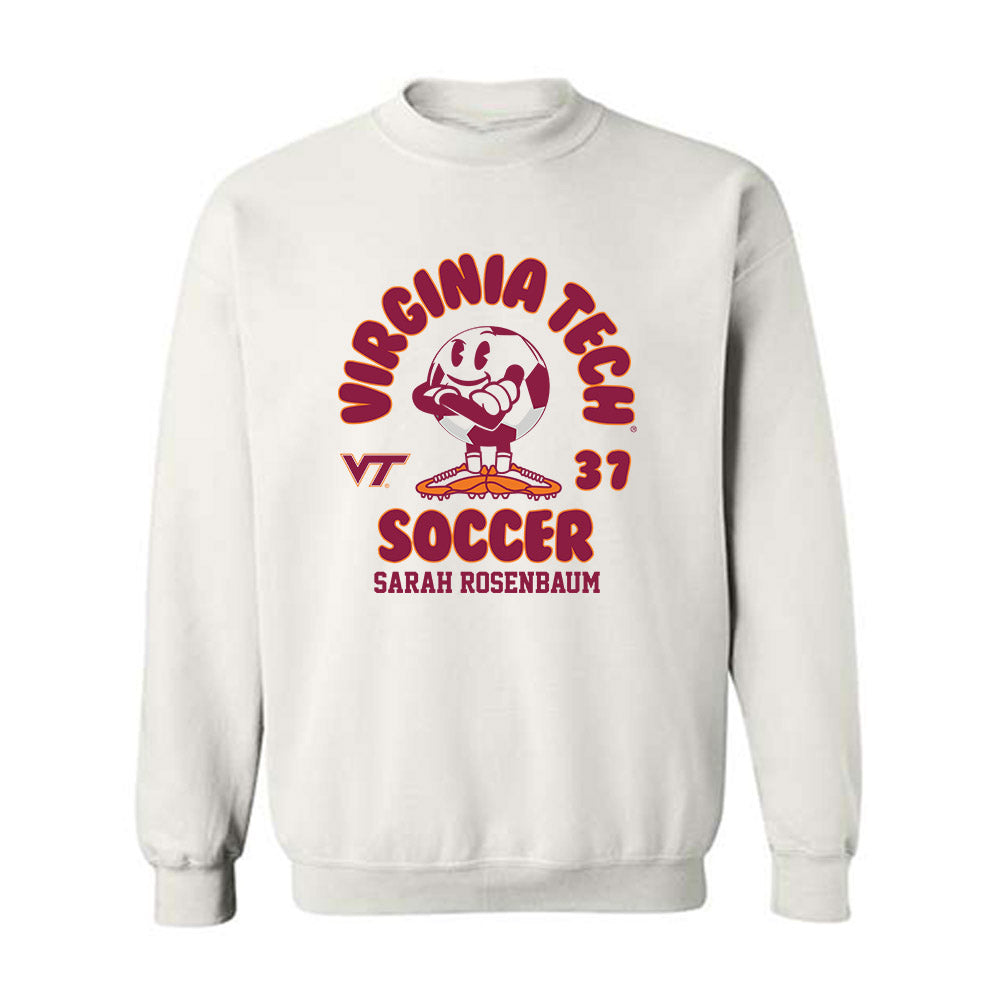 Virginia Tech - NCAA Women's Soccer : Sarah Rosenbaum - Fashion Shersey Crewneck Sweatshirt-0