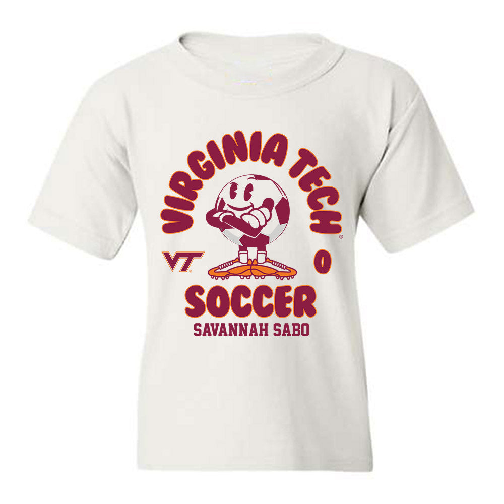 Virginia Tech - NCAA Women's Soccer : Savannah Sabo - Fashion Shersey Youth T-Shirt-0