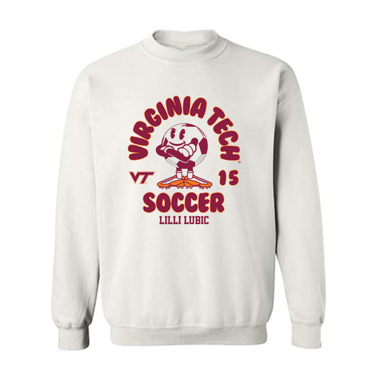 Virginia Tech - NCAA Women's Soccer : Lilli Lubic - Fashion Shersey Crewneck Sweatshirt-0