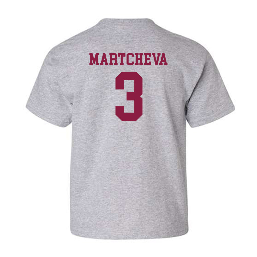 Virginia Tech - NCAA Women's Volleyball : Santina Martcheva - Fashion Shersey Youth T-Shirt-1