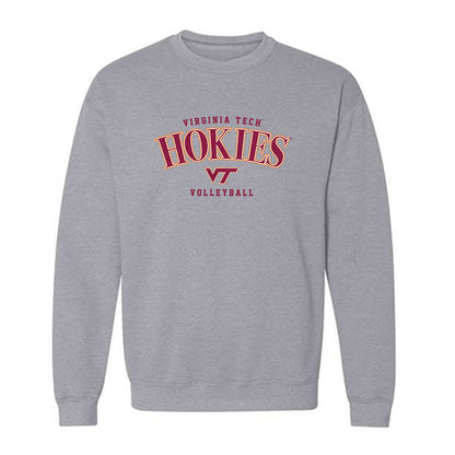 Virginia Tech - NCAA Women's Volleyball : Adeline Hundl - Fashion Shersey Crewneck Sweatshirt-0