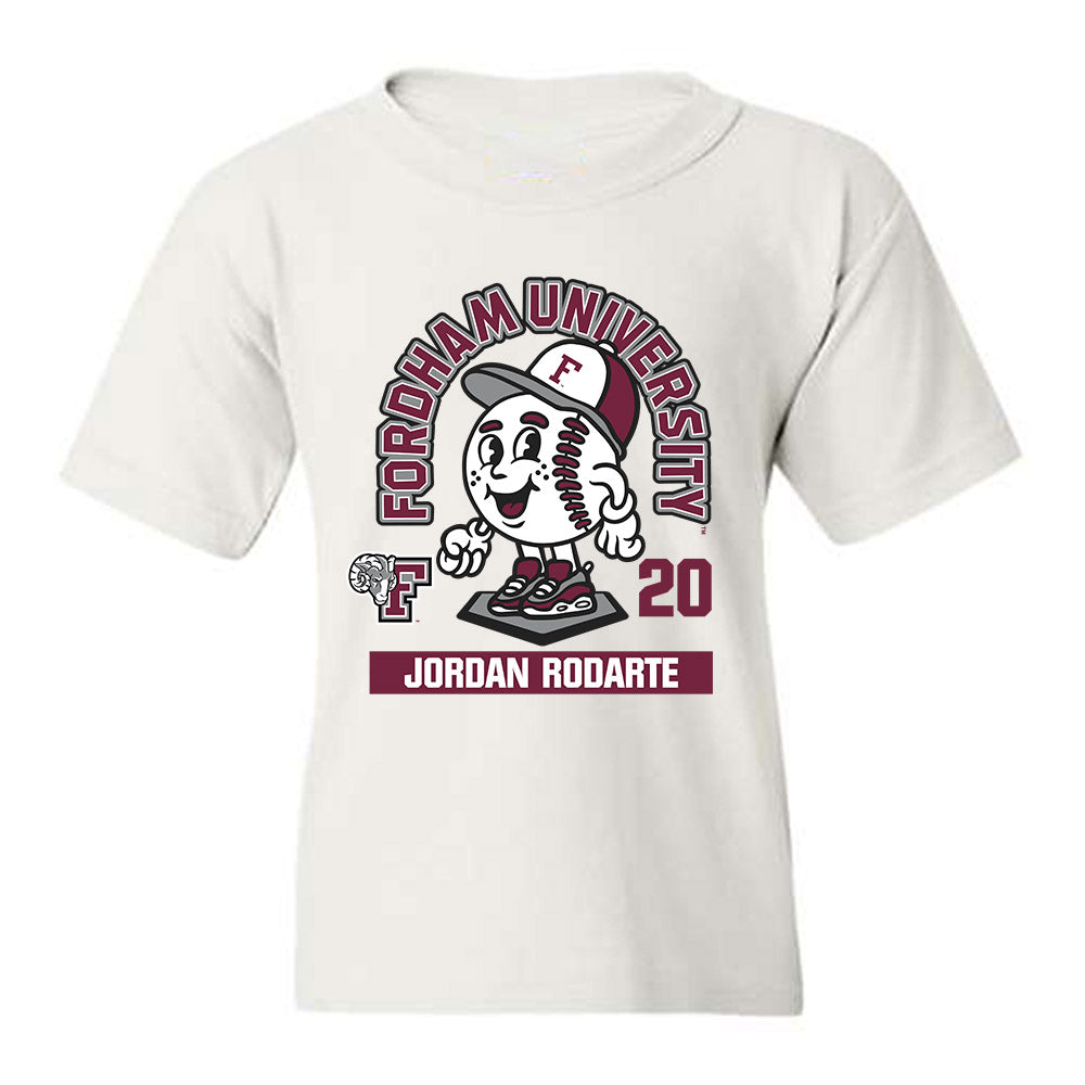 Fordham - NCAA Baseball : Jordan Rodarte - Fashion Shersey Youth T-Shirt-0