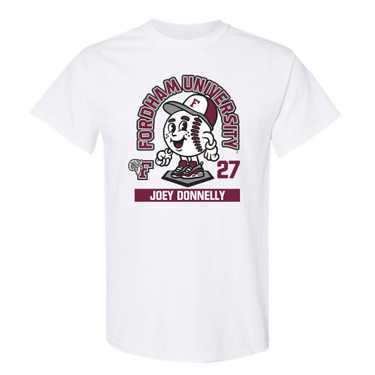 Fordham - NCAA Baseball : Joey Donnelly - Fashion Shersey T-Shirt-0