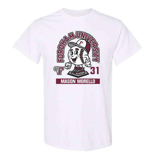 Fordham - NCAA Baseball : Mason Morello - Fashion Shersey T-Shirt-0