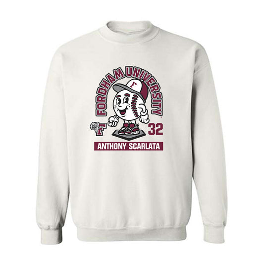 Fordham - NCAA Baseball : Anthony Scarlata - Fashion Shersey Crewneck Sweatshirt-0