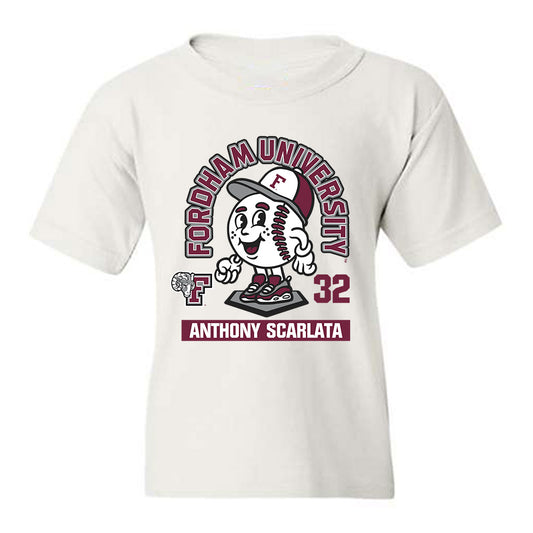 Fordham - NCAA Baseball : Anthony Scarlata - Fashion Shersey Youth T-Shirt-0