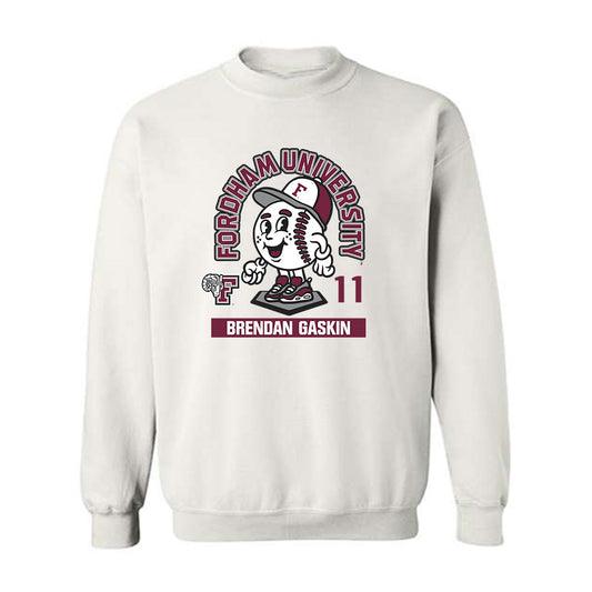 Fordham - NCAA Baseball : Brendan Gaskin - Fashion Shersey Crewneck Sweatshirt-0