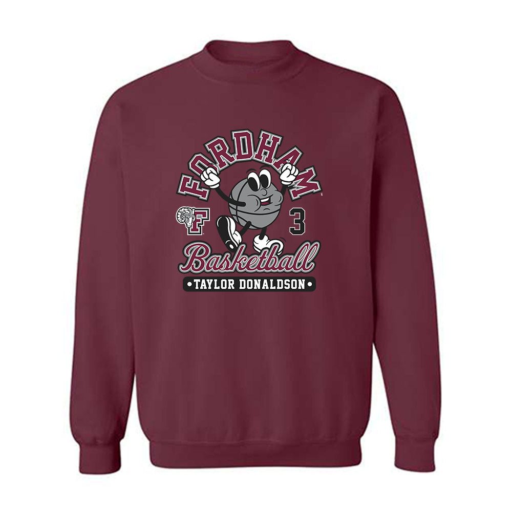 Fordham - NCAA Women's Basketball : Taylor Donaldson - Fashion Shersey Crewneck Sweatshirt-0