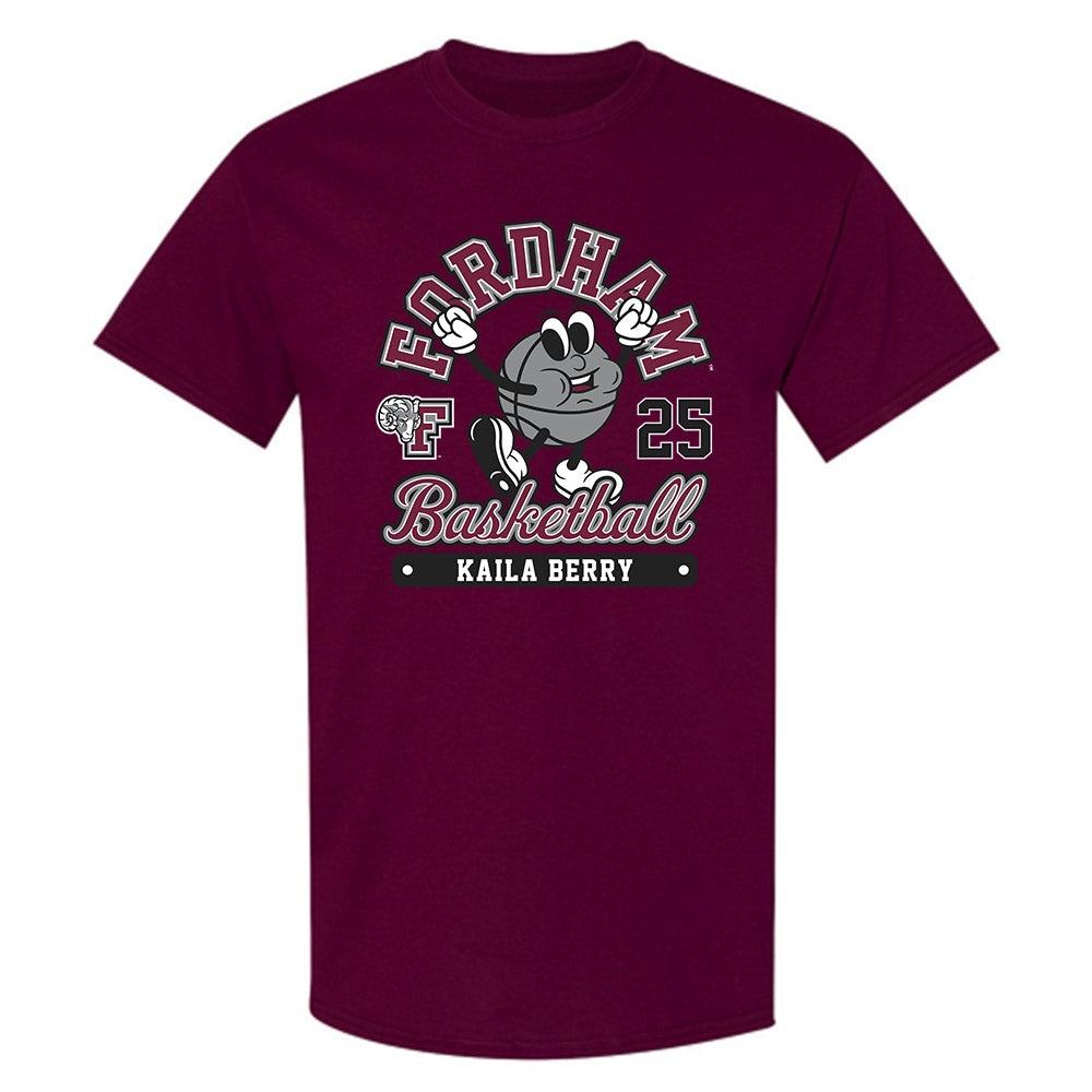 Fordham - NCAA Women's Basketball : Kaila Berry - Fashion Shersey T-Shirt-0