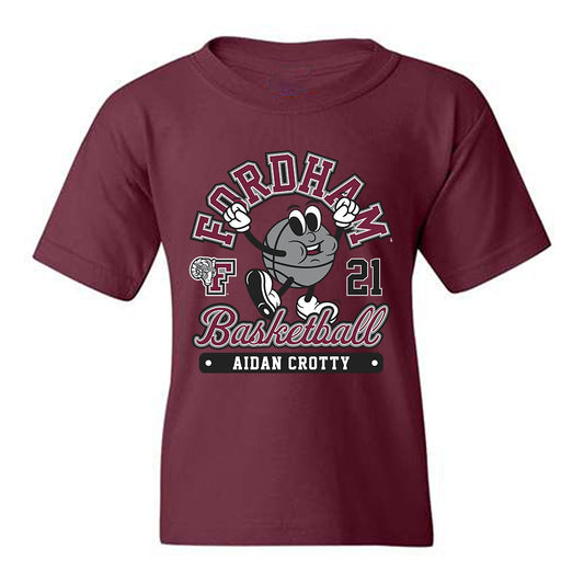 Fordham - NCAA Men's Basketball : Aidan Crotty - Fashion Shersey Youth T-Shirt-0