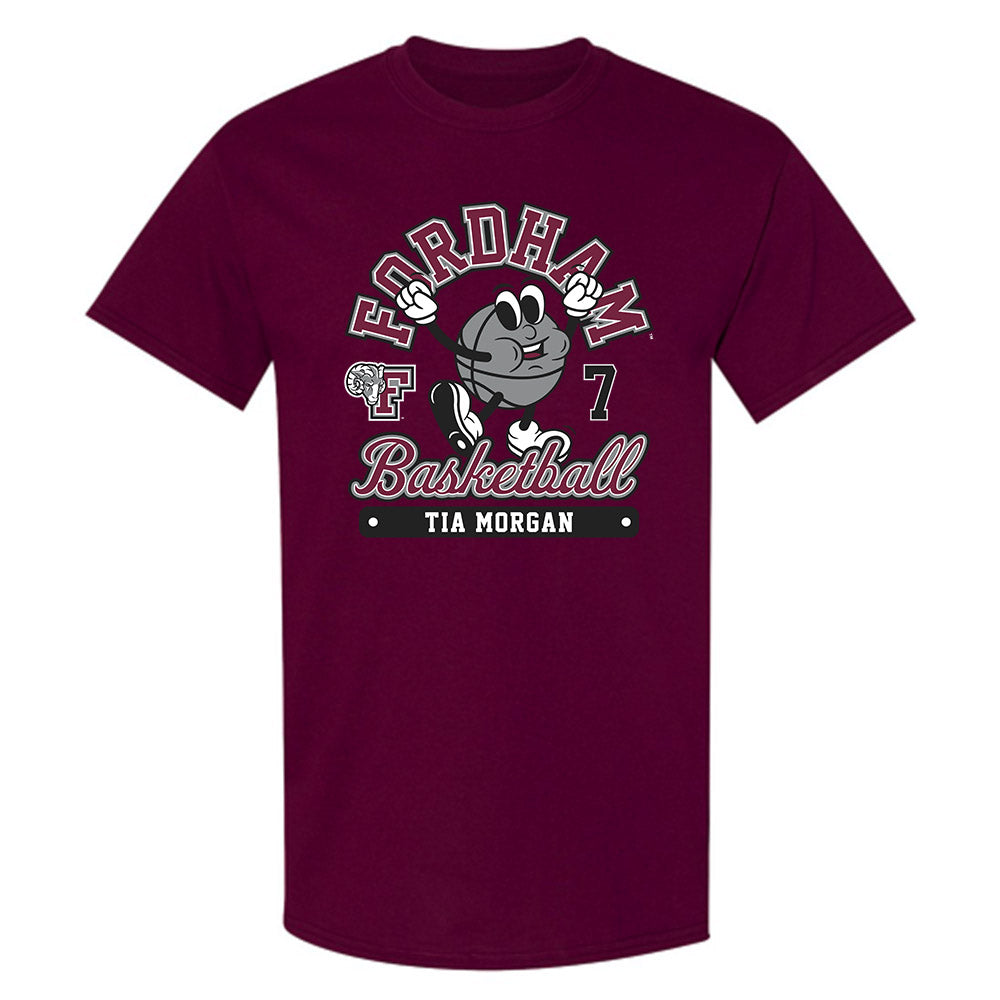 Fordham - NCAA Women's Basketball : Tia Morgan - Fashion Shersey T-Shirt-0