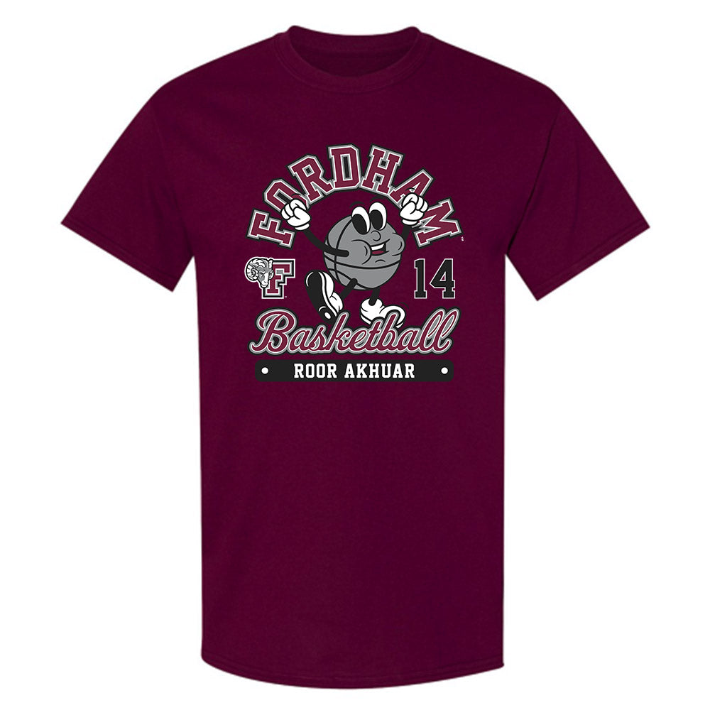 Fordham - NCAA Men's Basketball : Roor Akhuar - Fashion Shersey T-Shirt-0