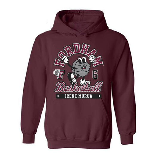 Fordham - NCAA Women's Basketball : Irene Murua - Fashion Shersey Hooded Sweatshirt