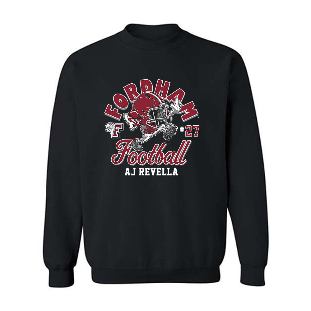 Fordham - NCAA Football : AJ Revella - Fashion Shersey Crewneck Sweatshirt-0