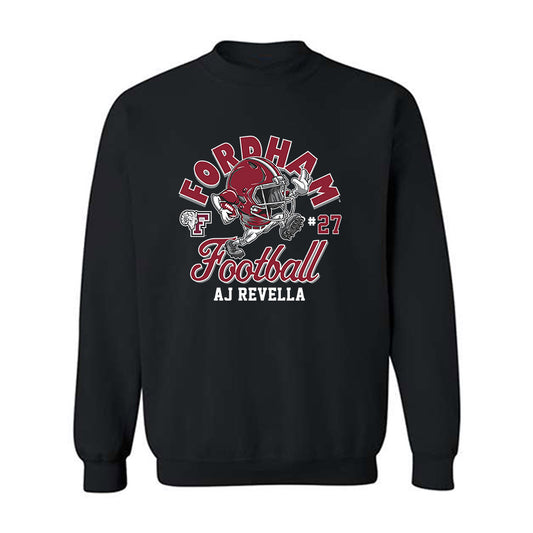 Fordham - NCAA Football : AJ Revella - Fashion Shersey Crewneck Sweatshirt-0