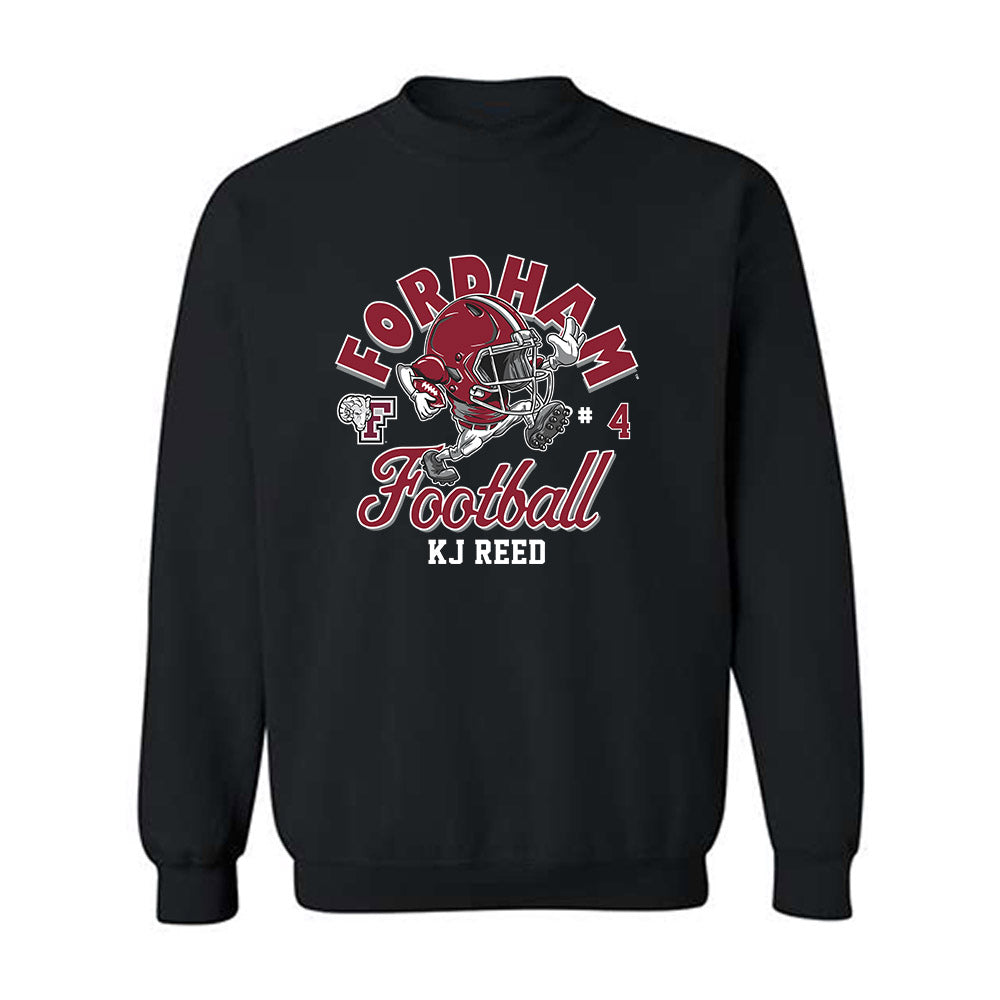 Fordham - NCAA Football : KJ Reed - Fashion Shersey Crewneck Sweatshirt-0