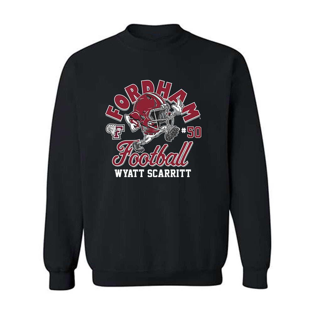 Fordham - NCAA Football : Wyatt Scarritt - Fashion Shersey Crewneck Sweatshirt-0
