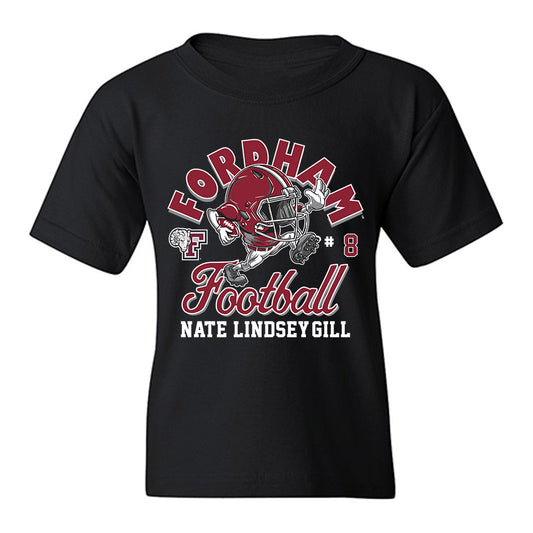 Fordham - NCAA Football : Nate Lindsey-Gill - Fashion Shersey Youth T-Shirt-0