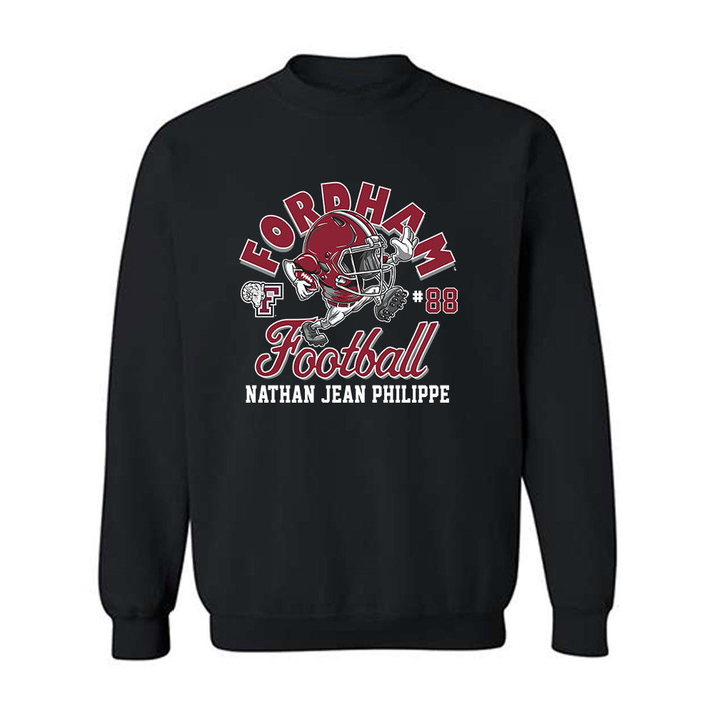 Fordham - NCAA Football : Nathan Jean Philippe - Fashion Shersey Crewneck Sweatshirt-0