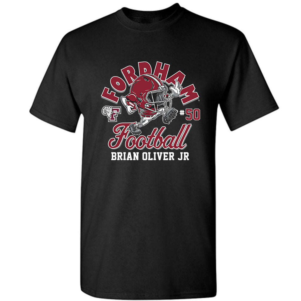 Fordham - NCAA Football : Brian Oliver Jr - Fashion Shersey T-Shirt-0