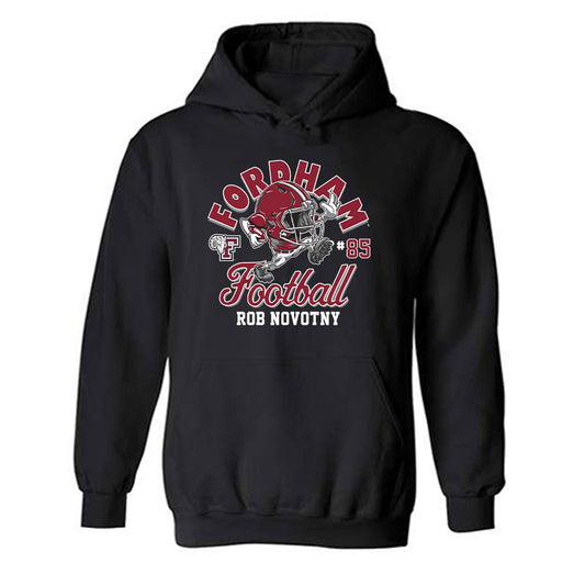 Fordham - NCAA Football : Rob Novotny - Fashion Shersey Hooded Sweatshirt-0