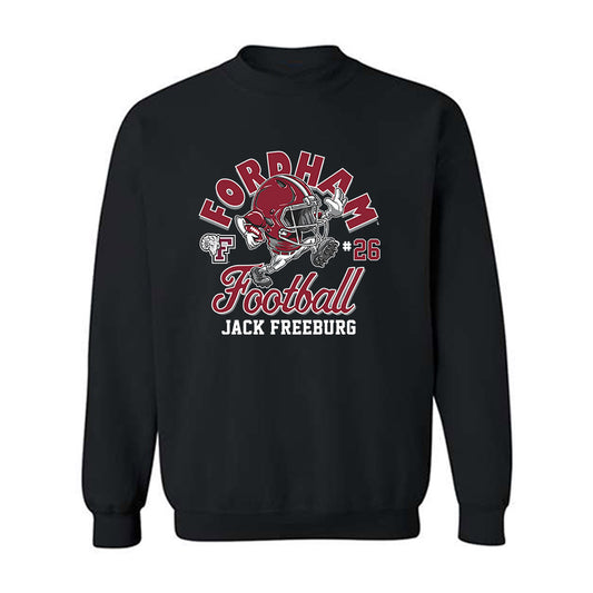 Fordham - NCAA Football : Jack Freeburg - Fashion Shersey Crewneck Sweatshirt-0