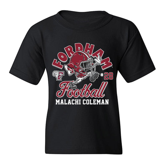 Fordham - NCAA Football : Malachi Coleman - Fashion Shersey Youth T-Shirt-0