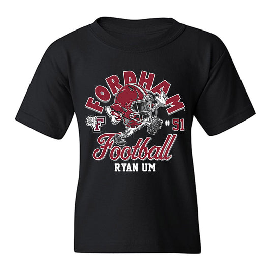 Fordham - NCAA Football : Ryan Um - Fashion Shersey Youth T-Shirt-0